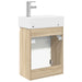 Unitate de baie cu robinet Stejar Sonoma 45,5 x 22,5 x 84 cm - WALTI WALTI