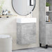 Unitate de baie cu robinet Gri Beton 45,5 x 22,5 x 84 cm - WALTI WALTI