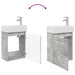 Unitate de baie cu robinet Gri Beton 45,5 x 22,5 x 84 cm - WALTI WALTI