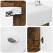Unitate de baie cu robinet Stejar fumuriu 45,5 x 22,5 x 84 cm - WALTI WALTI