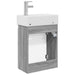 Unitate de baie cu robinet Sonoma gri 45,5 x 22,5 x 84 cm - WALTI WALTI