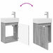 Unitate de baie cu robinet Sonoma gri 45,5 x 22,5 x 84 cm - WALTI WALTI