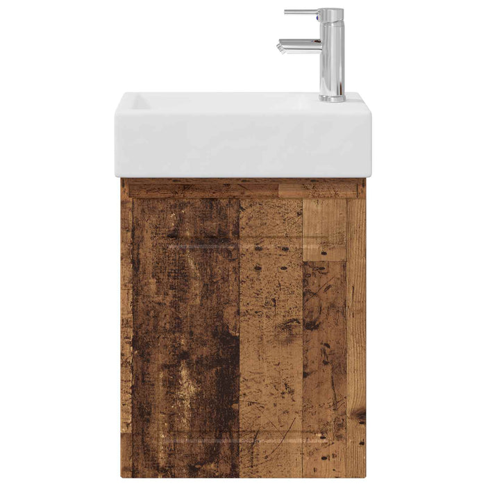 Unitate de baie cu robinet Lemn vechi 45,5 x 22,5 x 84 cm - WALTI WALTI