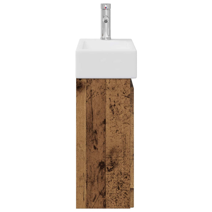 Unitate de baie cu robinet Lemn vechi 45,5 x 22,5 x 84 cm - WALTI WALTI
