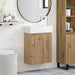 Unitate de baie cu robinet Stejar Artizanal 45,5 x 22,5 x 84 cm - WALTI WALTI