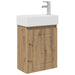 Unitate de baie cu robinet Stejar Artizanal 45,5 x 22,5 x 84 cm - WALTI WALTI