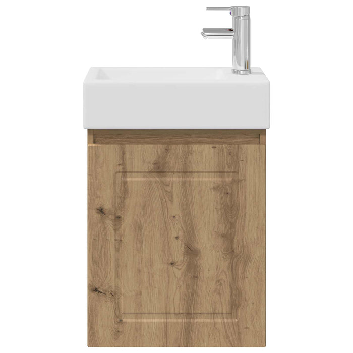 Unitate de baie cu robinet Stejar Artizanal 45,5 x 22,5 x 84 cm - WALTI WALTI