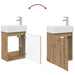 Unitate de baie cu robinet Stejar Artizanal 45,5 x 22,5 x 84 cm - WALTI WALTI