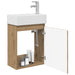 Unitate de baie cu robinet Stejar Artizanal 45,5 x 22,5 x 84 cm - WALTI WALTI