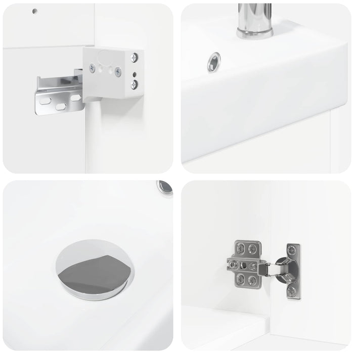 Unitate de baie cu robinet Alb 40,5 x 22,5 x 62 cm - WALTI WALTI