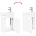 Unitate de baie cu robinet Alb 40,5 x 22,5 x 62 cm - WALTI WALTI