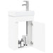 Unitate de baie cu robinet Alb 40,5 x 22,5 x 62 cm - WALTI WALTI