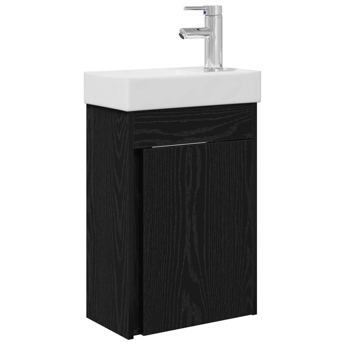 Unitate de baie cu robinet Stejar Negru 40,5 x 22,5 x 62 cm - WALTI WALTI