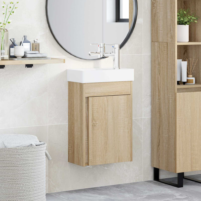 Unitate de baie cu robinet Stejar Sonoma 40,5 x 22,5 x 62 cm - WALTI WALTI