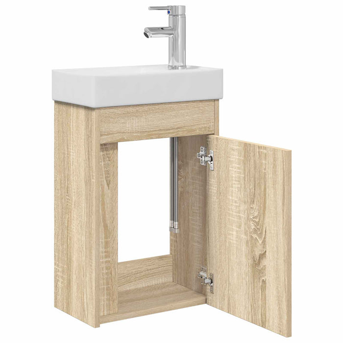 Unitate de baie cu robinet Stejar Sonoma 40,5 x 22,5 x 62 cm - WALTI WALTI