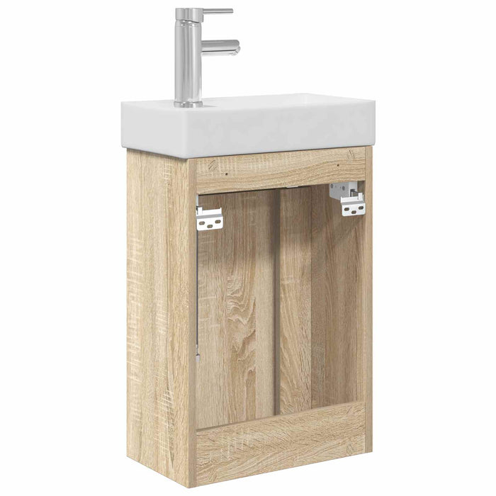Unitate de baie cu robinet Stejar Sonoma 40,5 x 22,5 x 62 cm - WALTI WALTI