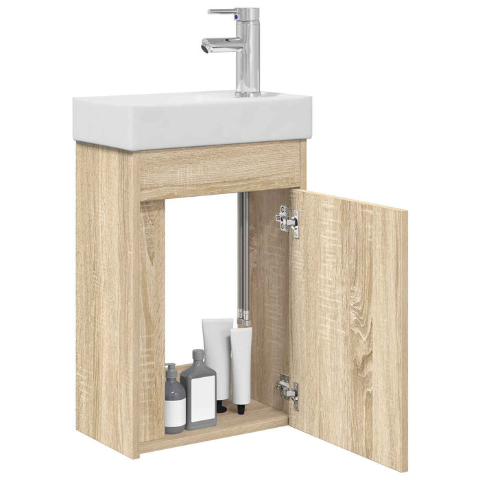 Unitate de baie cu robinet Stejar Sonoma 40,5 x 22,5 x 62 cm - WALTI WALTI
