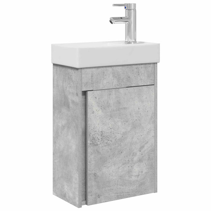 Unitate de baie cu robinet Gri Beton 40,5 x 22,5 x 62 cm - WALTI WALTI
