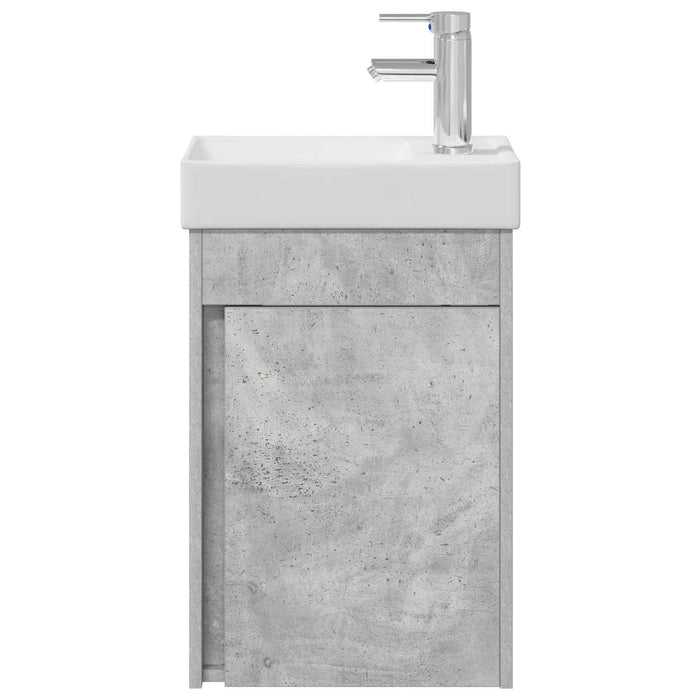 Unitate de baie cu robinet Gri Beton 40,5 x 22,5 x 62 cm - WALTI WALTI