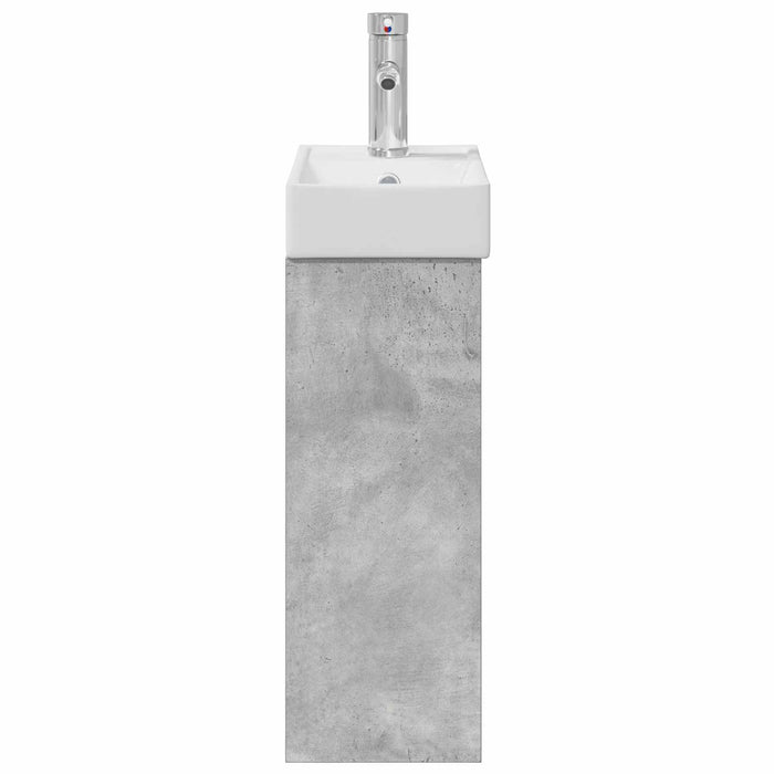 Unitate de baie cu robinet Gri Beton 40,5 x 22,5 x 62 cm - WALTI WALTI