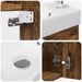 Unitate de baie cu robinet Stejar fumuriu 40,5 x 22,5 x 62 cm - WALTI WALTI