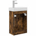 Unitate de baie cu robinet Stejar fumuriu 40,5 x 22,5 x 62 cm - WALTI WALTI