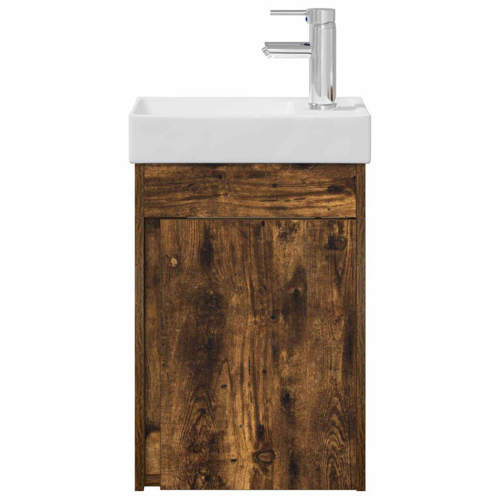 Unitate de baie cu robinet Stejar fumuriu 40,5 x 22,5 x 62 cm - WALTI WALTI
