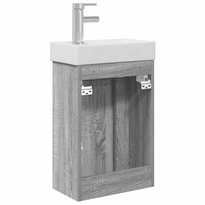 Unitate de baie cu robinet Sonoma gri 40,5 x 22,5 x 62 cm - WALTI WALTI