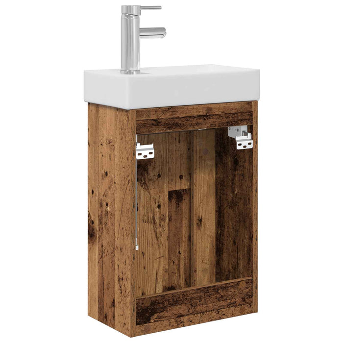 Unitate de baie cu robinet Lemn vechi 40,5 x 22,5 x 62 cm - WALTI WALTI