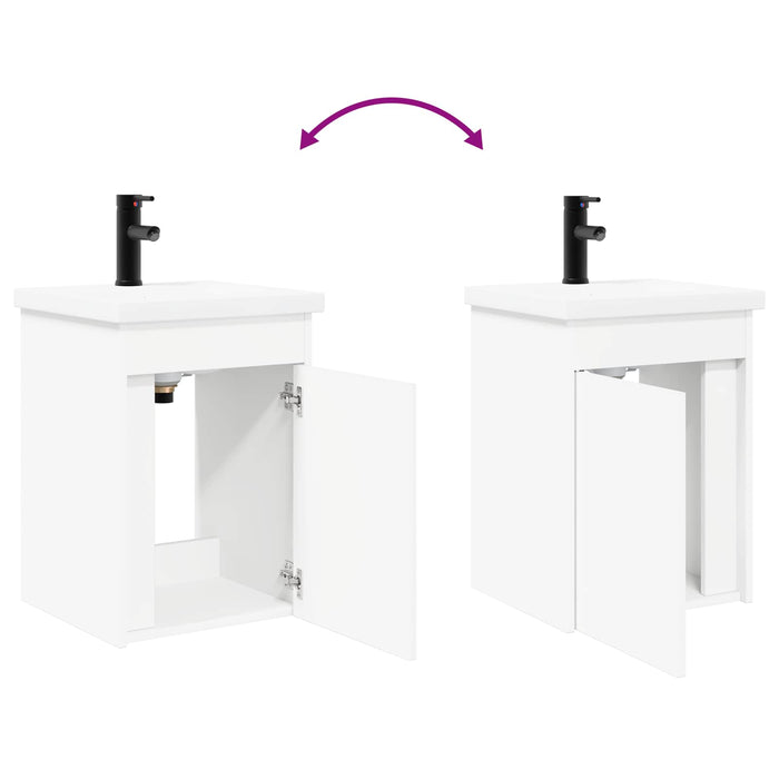 Mobilier de baie cu robinet Alb 42 x 40 x 74,5 cm - WALTI WALTI