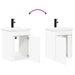 Mobilier de baie cu robinet Alb 42 x 40 x 74,5 cm - WALTI WALTI