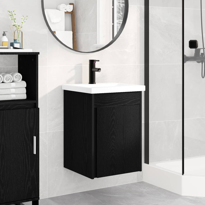 Unitate de baie cu robinet Stejar Negru 42 x 40 x 74,5 cm - WALTI WALTI