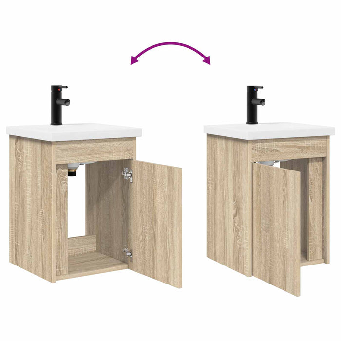 Unitate de baie cu robinet Stejar Sonoma 42 x 40 x 74,5 cm - WALTI WALTI