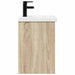 Unitate de baie cu robinet Stejar Sonoma 42 x 40 x 74,5 cm - WALTI WALTI