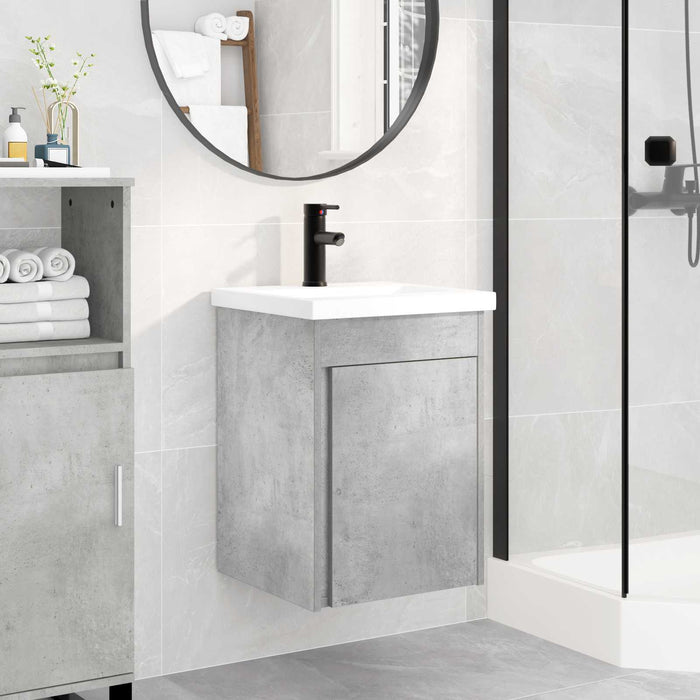 Unitate de baie cu robinet Gri Beton 42 x 40 x 74,5 cm - WALTI WALTI