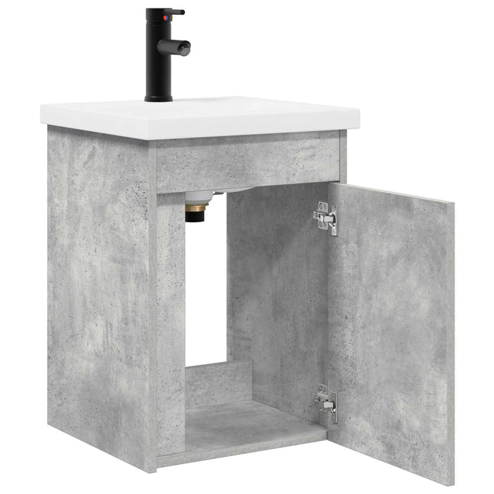 Unitate de baie cu robinet Gri Beton 42 x 40 x 74,5 cm - WALTI WALTI