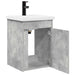 Unitate de baie cu robinet Gri Beton 42 x 40 x 74,5 cm - WALTI WALTI