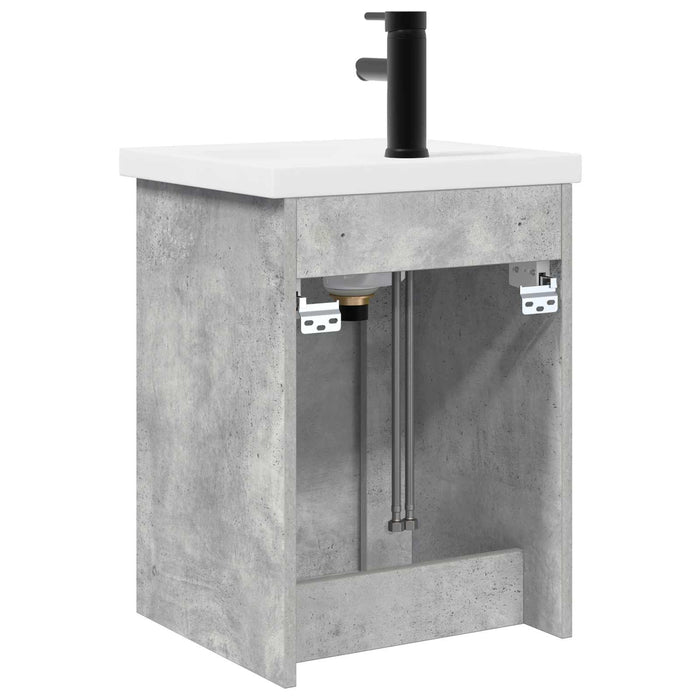Unitate de baie cu robinet Gri Beton 42 x 40 x 74,5 cm - WALTI WALTI