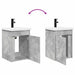 Unitate de baie cu robinet Gri Beton 42 x 40 x 74,5 cm - WALTI WALTI