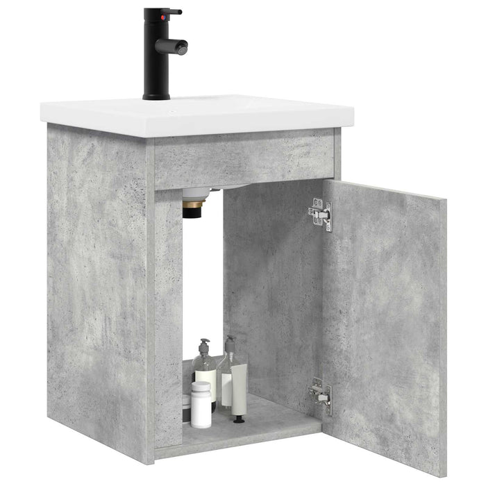 Unitate de baie cu robinet Gri Beton 42 x 40 x 74,5 cm - WALTI WALTI