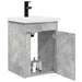 Unitate de baie cu robinet Gri Beton 42 x 40 x 74,5 cm - WALTI WALTI