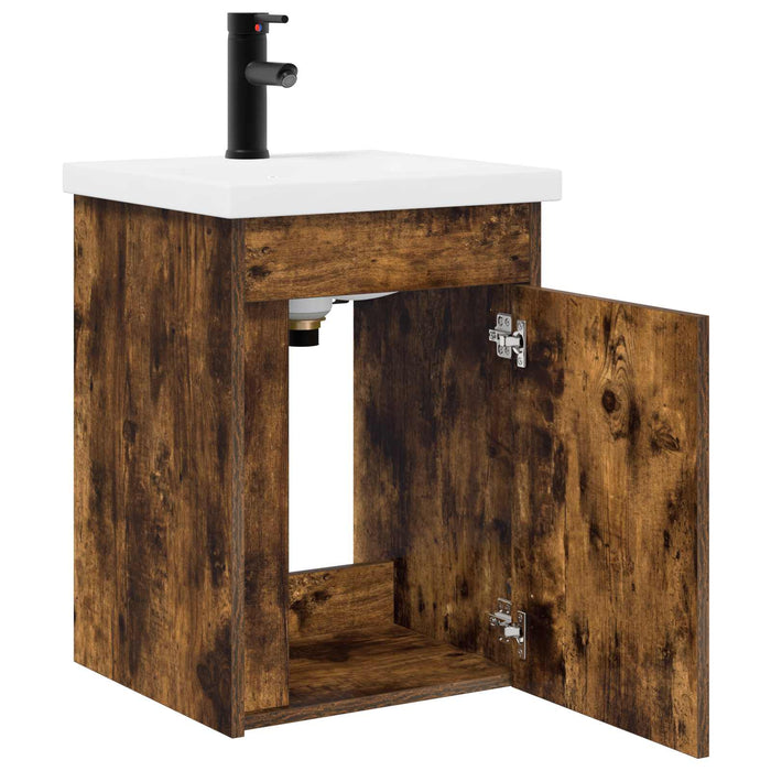 Unitate de baie cu robinet Stejar fumuriu 42 x 40 x 74,5 cm - WALTI WALTI