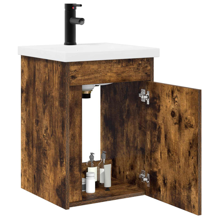 Unitate de baie cu robinet Stejar fumuriu 42 x 40 x 74,5 cm - WALTI WALTI