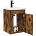 Unitate de baie cu robinet Stejar fumuriu 42 x 40 x 74,5 cm - WALTI WALTI