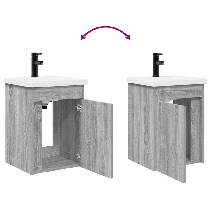 Unitate de baie cu robinet Sonoma gri 42 x 40 x 74,5 cm - WALTI WALTI