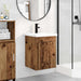 Unitate de baie cu robinet Lemn vechi 42 x 40 x 74,5 cm - WALTI WALTI