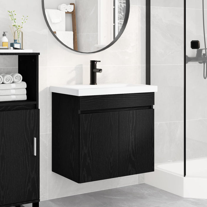Unitate de baie cu robinet Stejar Negru 61 x 40 x 74,5 cm - WALTI WALTI