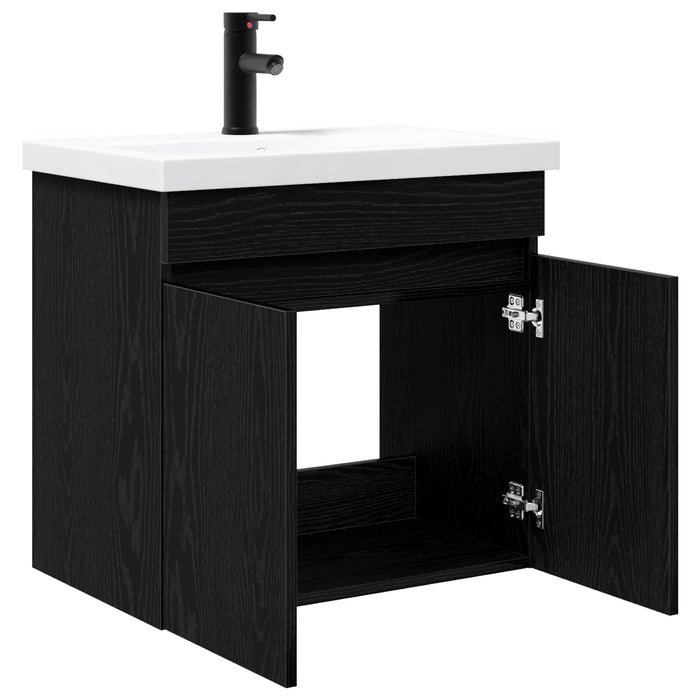 Unitate de baie cu robinet Stejar Negru 61 x 40 x 74,5 cm - WALTI WALTI