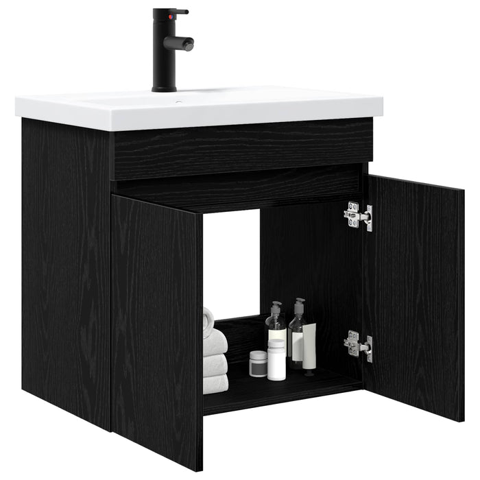 Unitate de baie cu robinet Stejar Negru 61 x 40 x 74,5 cm - WALTI WALTI
