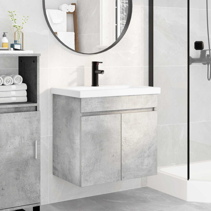 Unitate de baie cu robinet Gri Beton 61 x 40 x 74,5 cm - WALTI WALTI